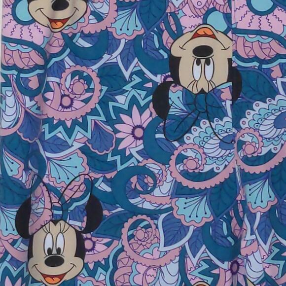 LuLaRoe Leggings in Minnie Mouse Print Disney Paisley – Tall & Curvy - Picture 1 of 8